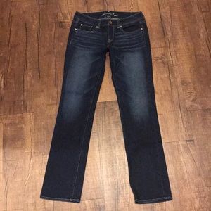 American Eagle Straight Jeans Size 6 Long
